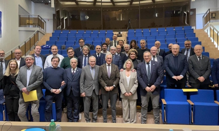 Incontro residenziale della LND a Coverciano: la visita del presidente federale Gabriele Gravina 