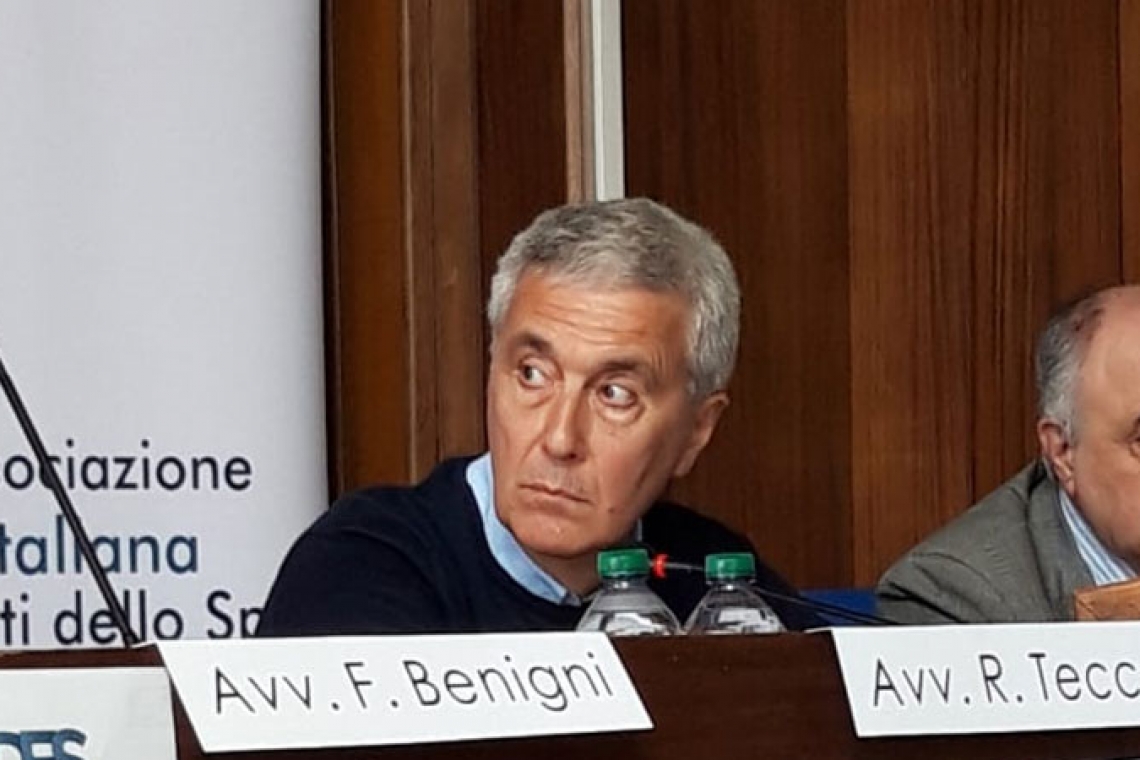 Sibilia al convegno "La riforma dello Sport" organizzato da AIAS