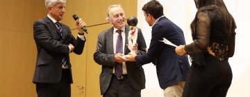 Giancarlo Abete premiato a Frosinone col "Maurizio Maestrelli"