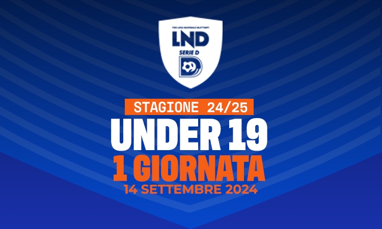 Under 19, tutte le gare della prima giornata. Apre il turno Cjarlins Muzane-Campodarsego