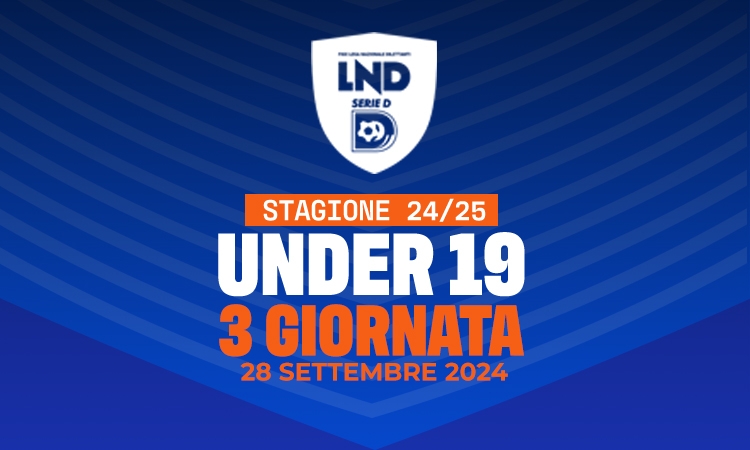 Under 19, tutte le gare della terza giornata. Si comincia con Giugliano-Ischia e Andria-Manfredonia